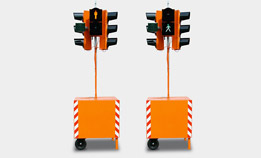 Mobile Ampeln für Fußgänger